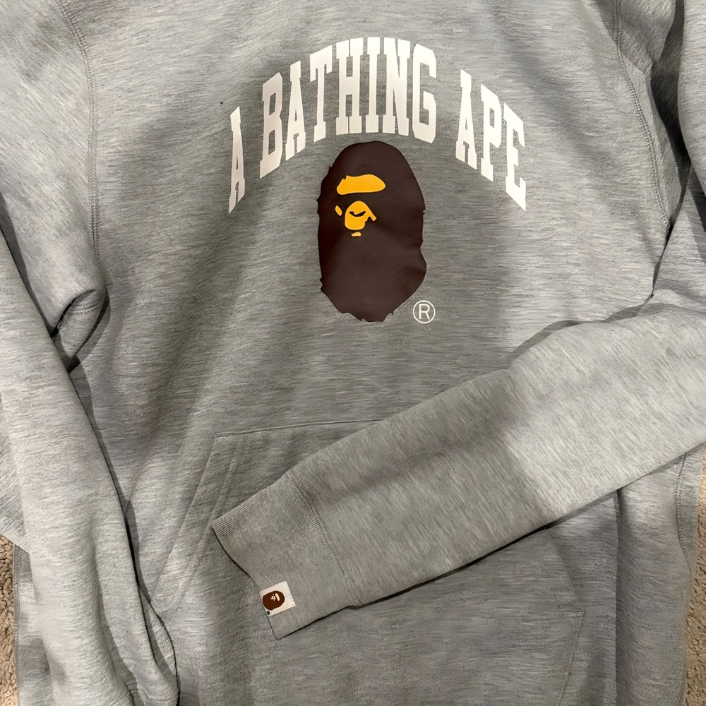 A Bathing Ape Men's Crewneck Sweater in Gray